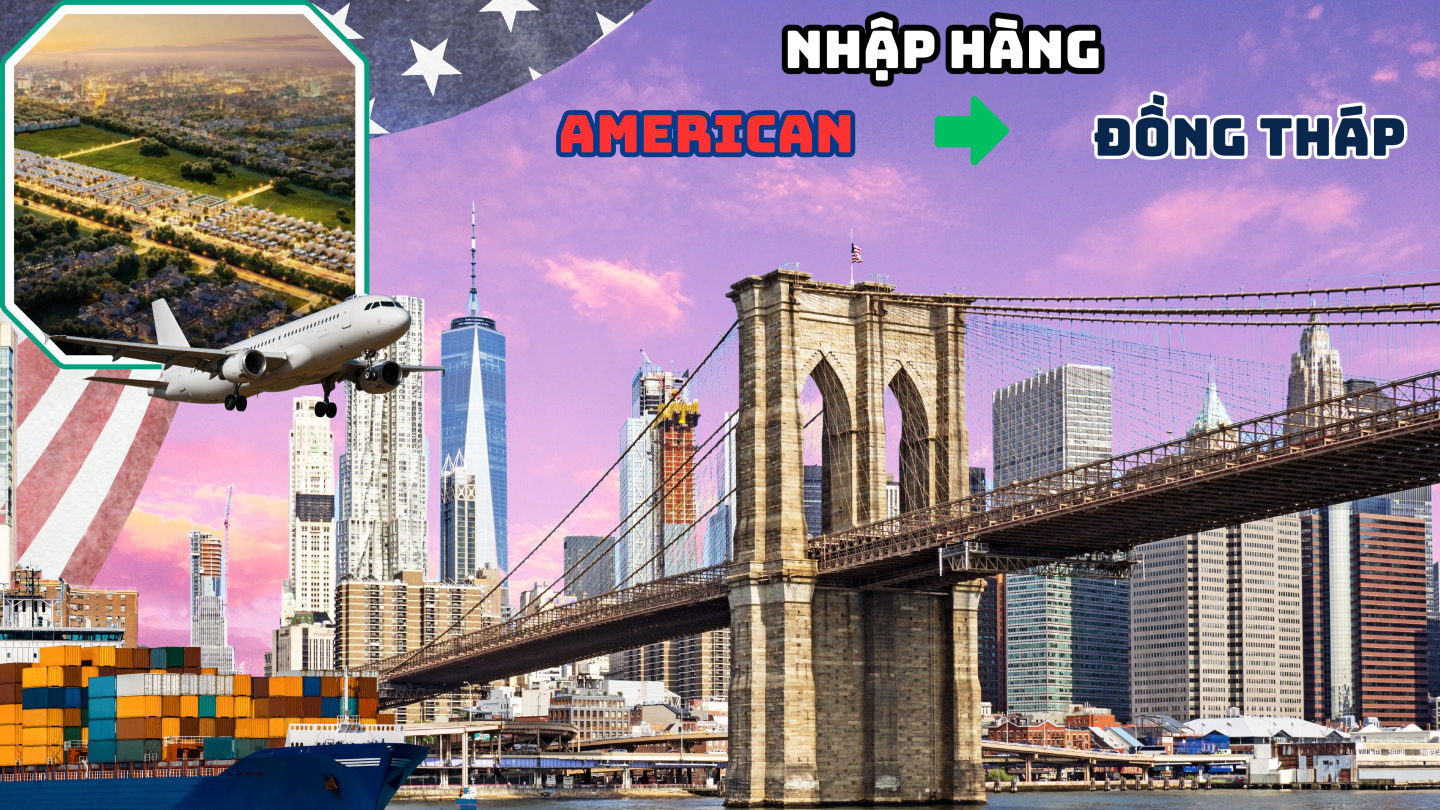 Nhập hàng từ Mỹ về Đồng Tháp