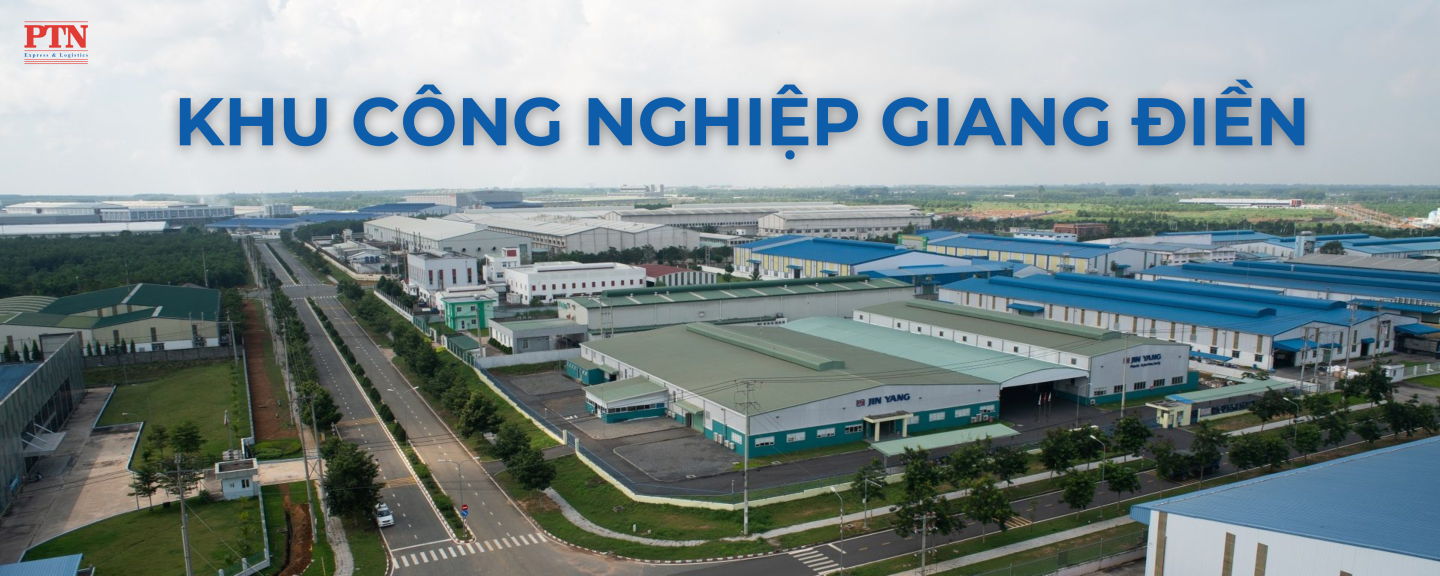 Ship hàng đi nước ngoài tại KCN Giang Điền