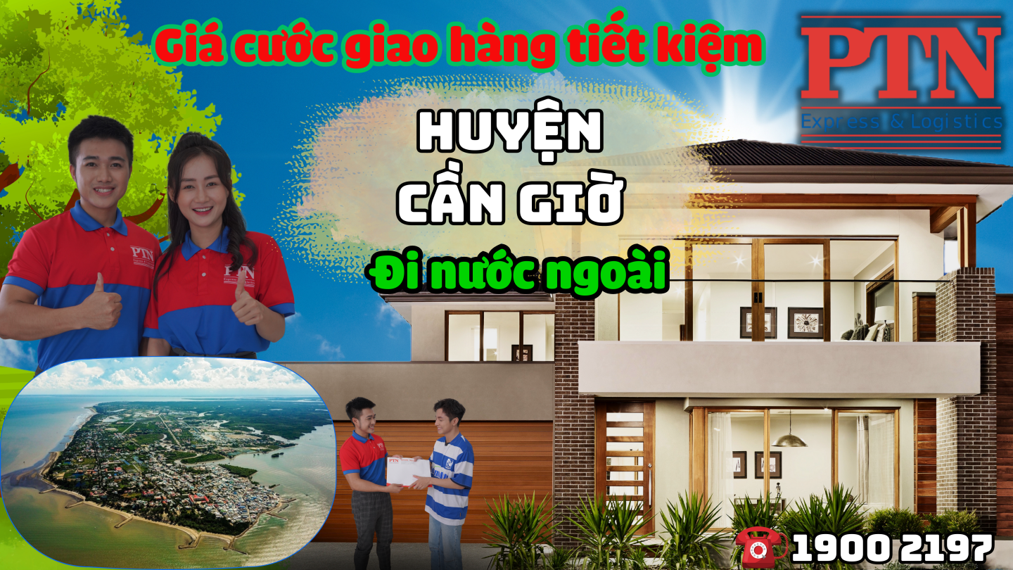 Cước giao hàng tiết kiệm tại Cần Giờ
