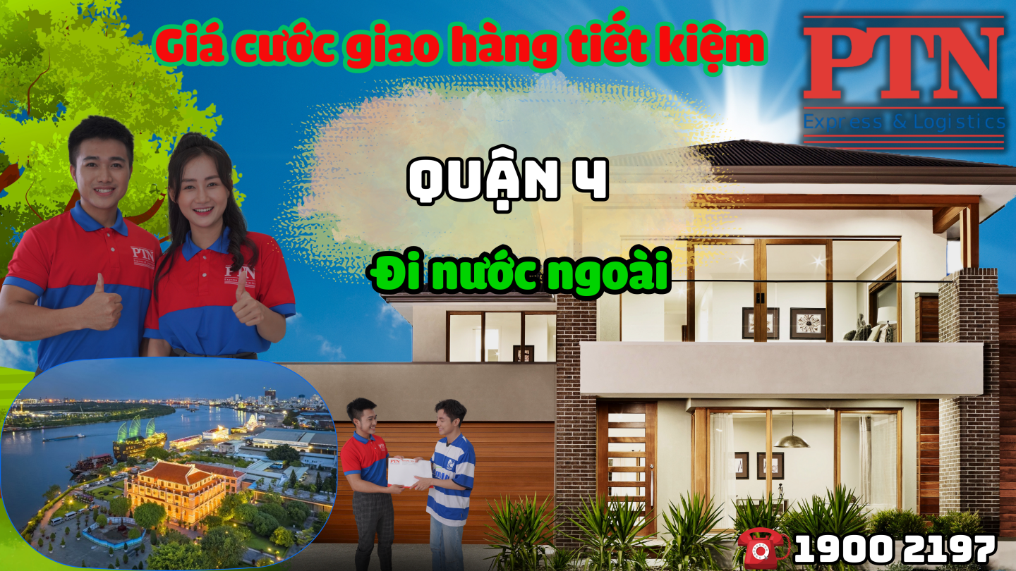 Cước giao hàng tiết kiệm tại Quận 4