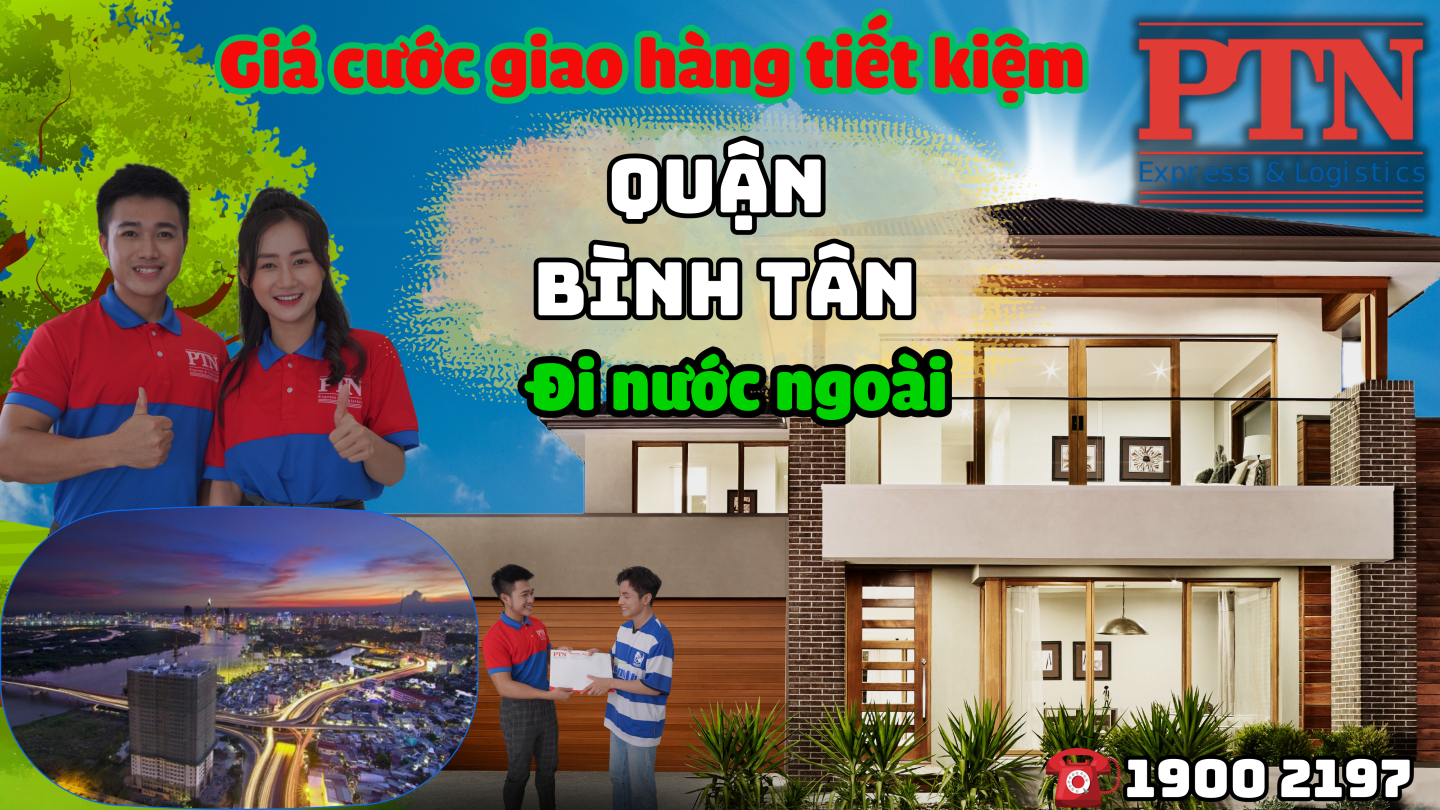 Cước giao hàng tiết kiệm tại Bình Tân